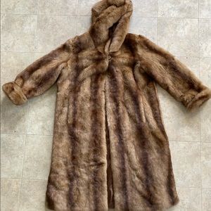 Dennis Basso Faux Fur Coat